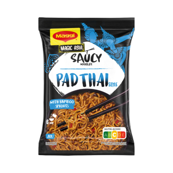 Maggi Magic Asia Saucy Noodles Pad Thai Style, 1 Portion, 128g